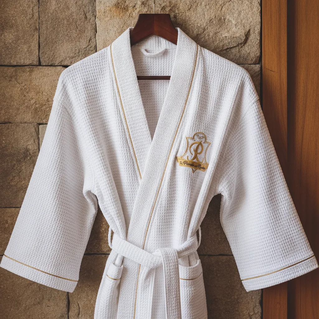 Batas de Baño Kimono y Toallas de Felpa Suave